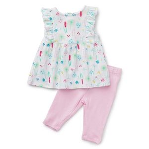 Isaac Mizrahi floral set for baby girl